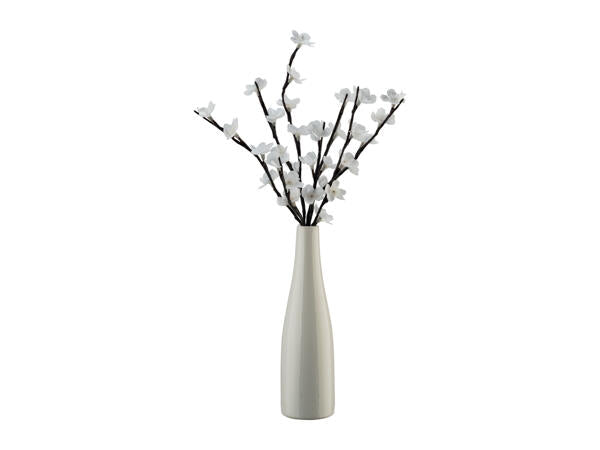 Livarno Home Decorative Vase with LED Light, 56 cm