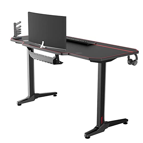 Sogesfurniture Gaming Desk Ergonomic Pc Gaming Desk With Large Mouse Pad