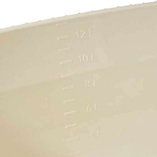 Keeeper Universal Bowl With Spout, Square, 13 Litre - Ideal For Home & Camping