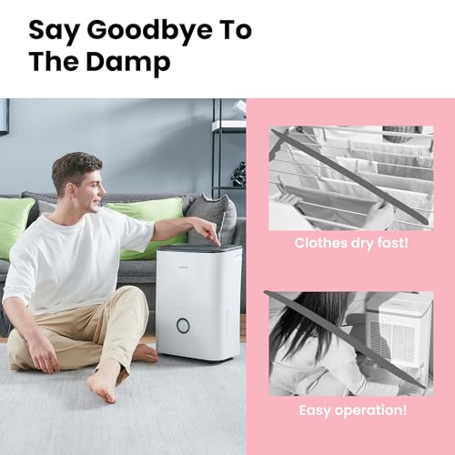 Comfee Dehumidifier 16 L For Rooms Up To 32 M² - Automatic Moisture Removal