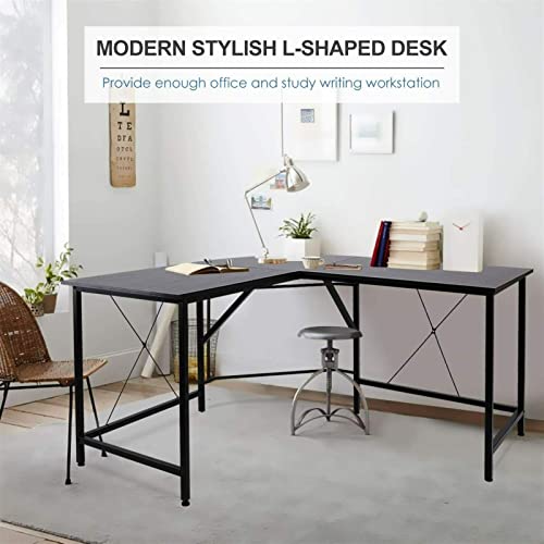 Bachl L-Shaped Modern Desk - Spacious & Stylish Home Office Solution