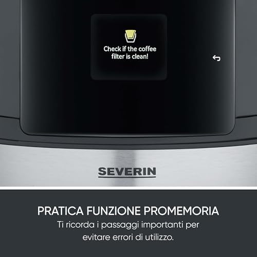 Severin Filka Fully Automatic Filter Coffee Maker - 5-In-1 With Grinder
