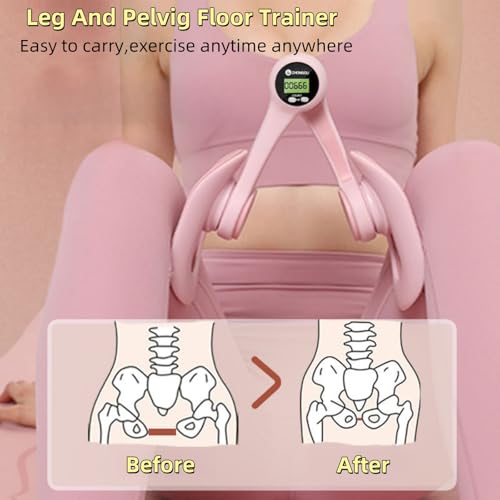 Ryfpdml Pelvic Floor Trainer For Women - Inner Thigh Strength & Smart Display