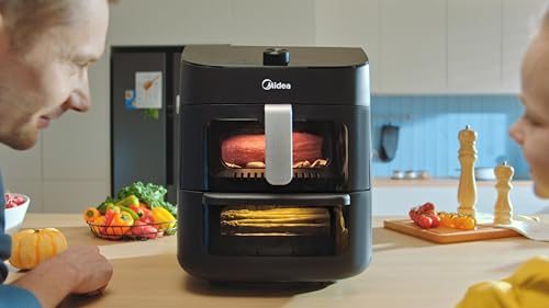 Midea Smart Air Fryer With Digital Touch Control - 11L Capacity, Healthy Cooking