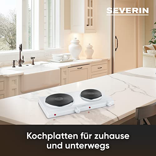 Severin Double Hotplate, 2 Cooking Plates - Compact & Powerful