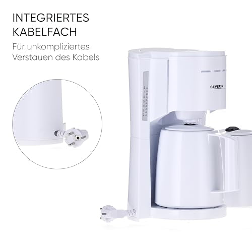 Severin Ka 9309 Filter Coffee Machine With 2 Thermal Jugs - Long-Lasting Hot Coffee
