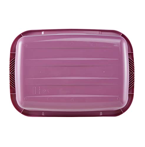 Keeeper Jost Laundry Basket - Berry - Breathable Design For Easy Carrying