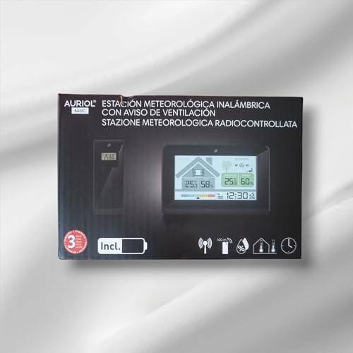 Auriol Wireless Weather Station With Mould Alarm - Indoor & Outdoor Climate Monitoring