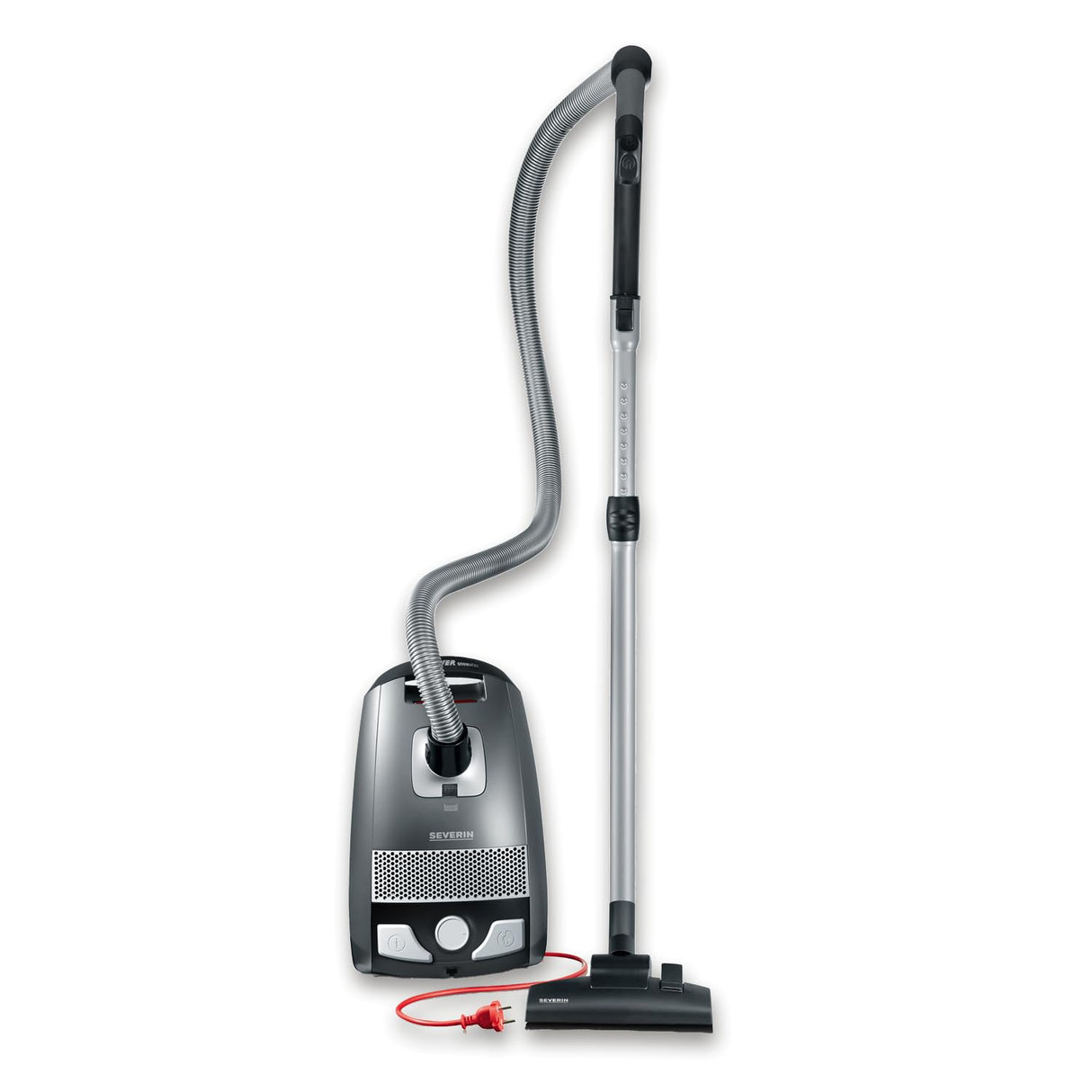 Severin powerful cylinder vacuum cleaner with parquet brush and accessories