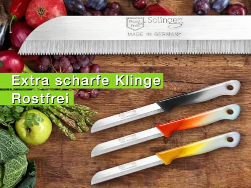 Set of 6 Kochmann All-Purpose Fruit And Vegetable Knife Set - Ergonomic & Durable