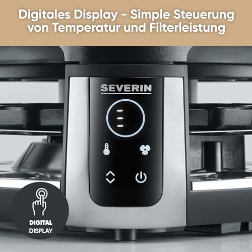 Severin S-Joy Sevento Raclette Grill With Integrated Filter: Less Smoke