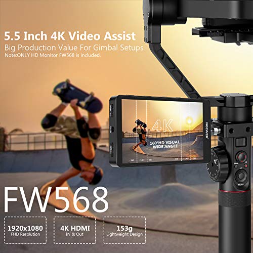Neewer Fw568 5.5-Inch Camera Monitor For Canon, Nikon, Sony - Full Hd Clarity