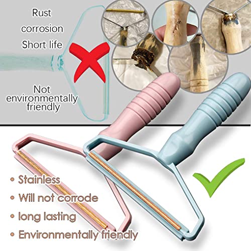 Mzbmcf Portable Lint Remover 2 Pack - Ideal For Clothes & Fabrics