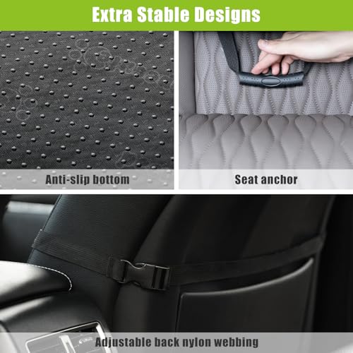 Pecute Dog Car Seat - Waterproof & Scratch-Resistant, Fits Small & Medium Dogs