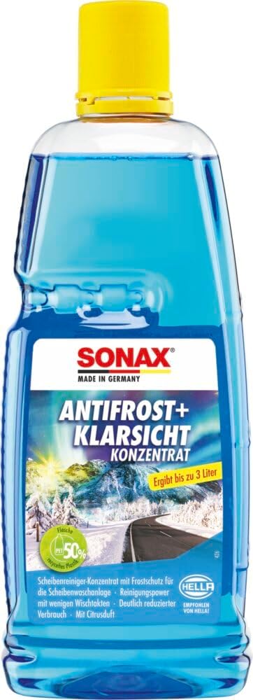 SONAX AntiFrost+ClearView Concentrate 1 Liter Winter Windshield Cleaner