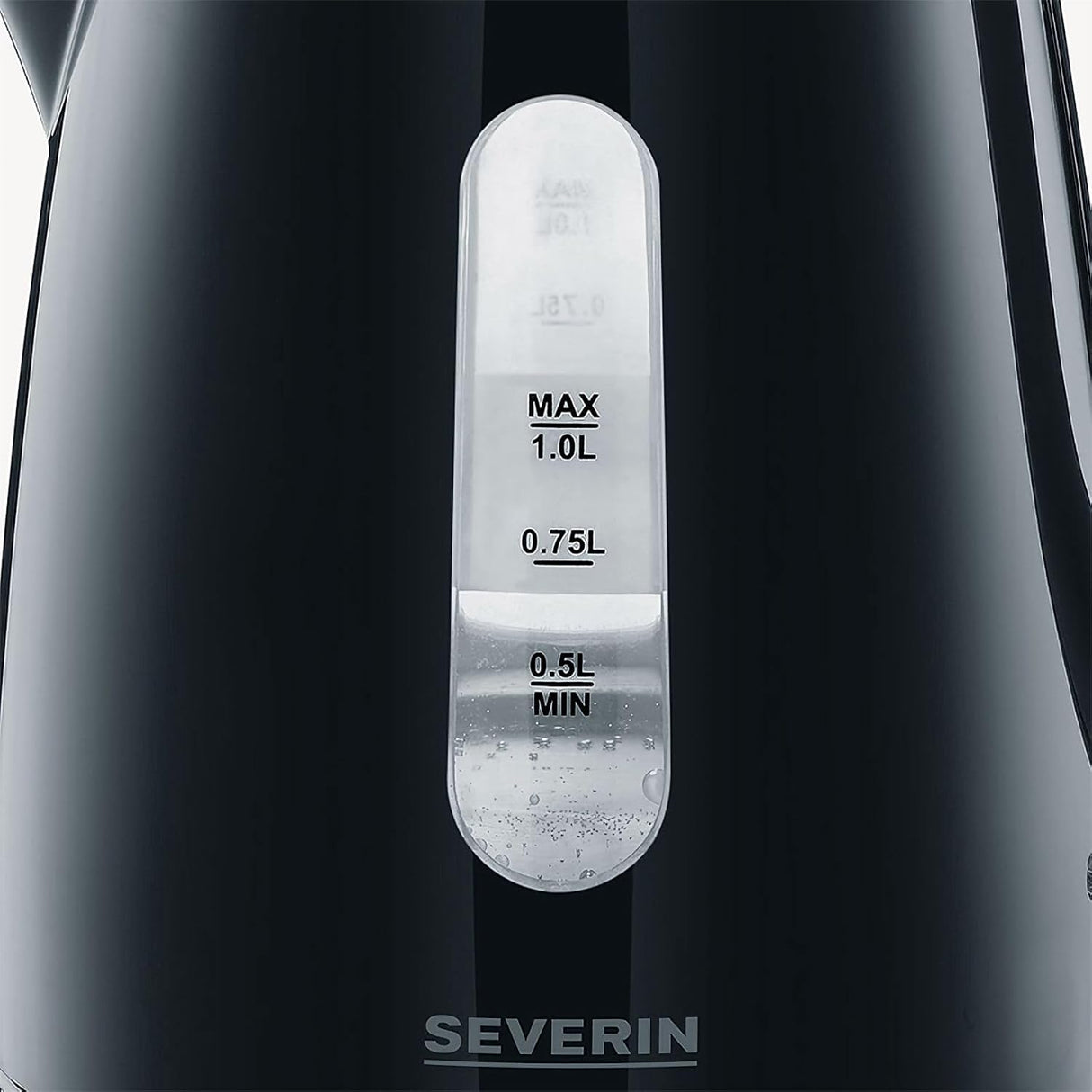 Severin WK 3410 Easy Handling Kettle - Black, 1 Liter Capacity