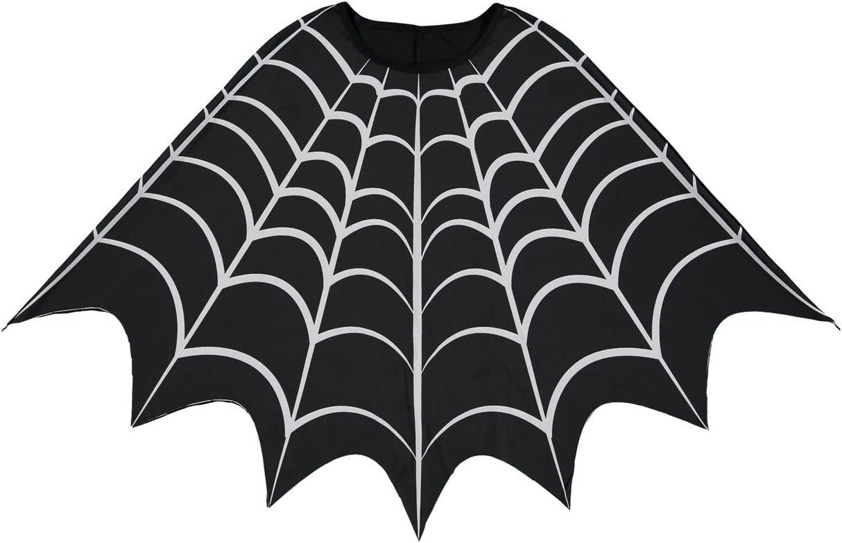 Amscan Kids' Halloween Spider Web Poncho - Spider Web Pattern