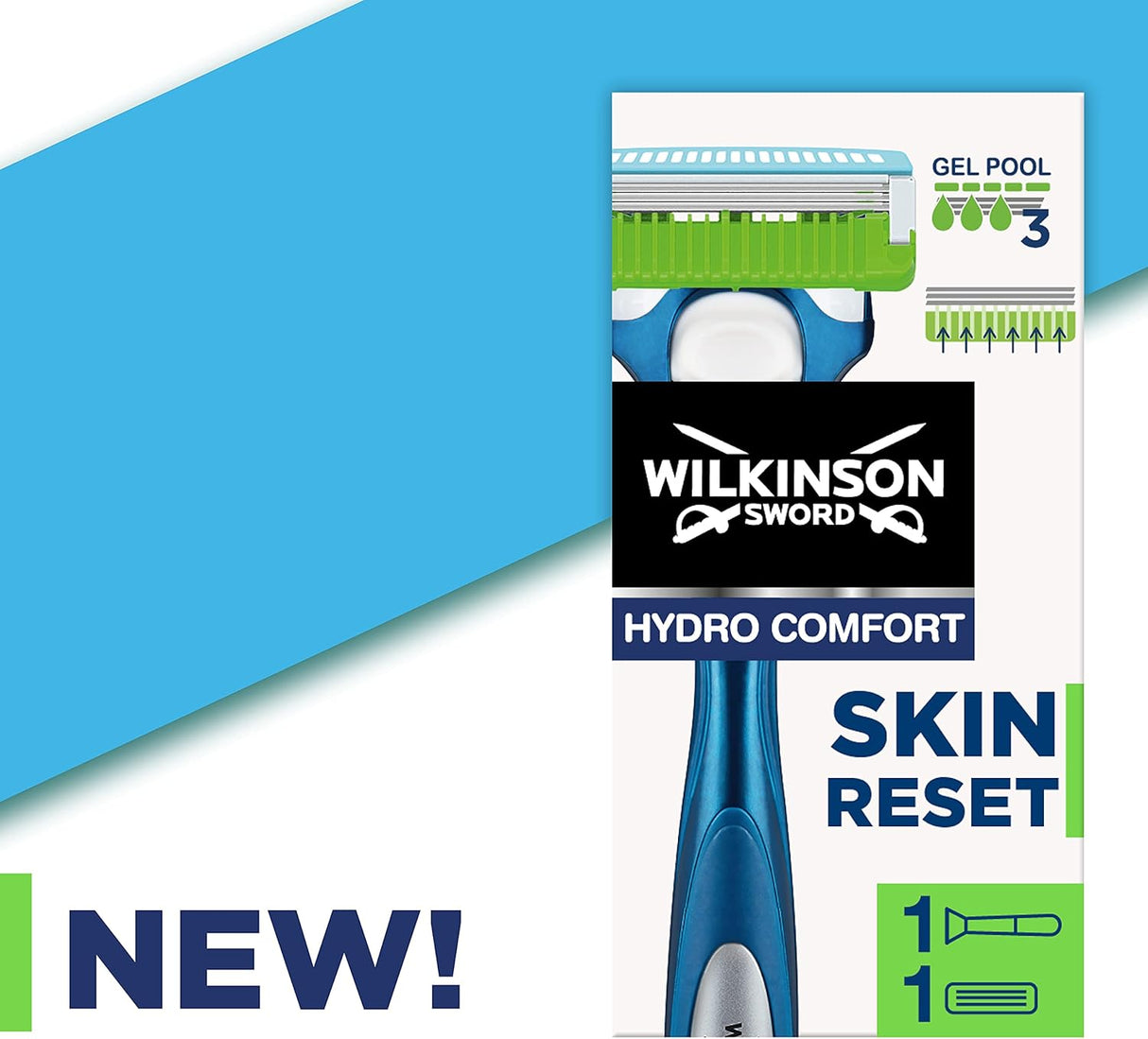 Wilkinson Sword Hydro Comfort Men's Razor - Hydrating Gel