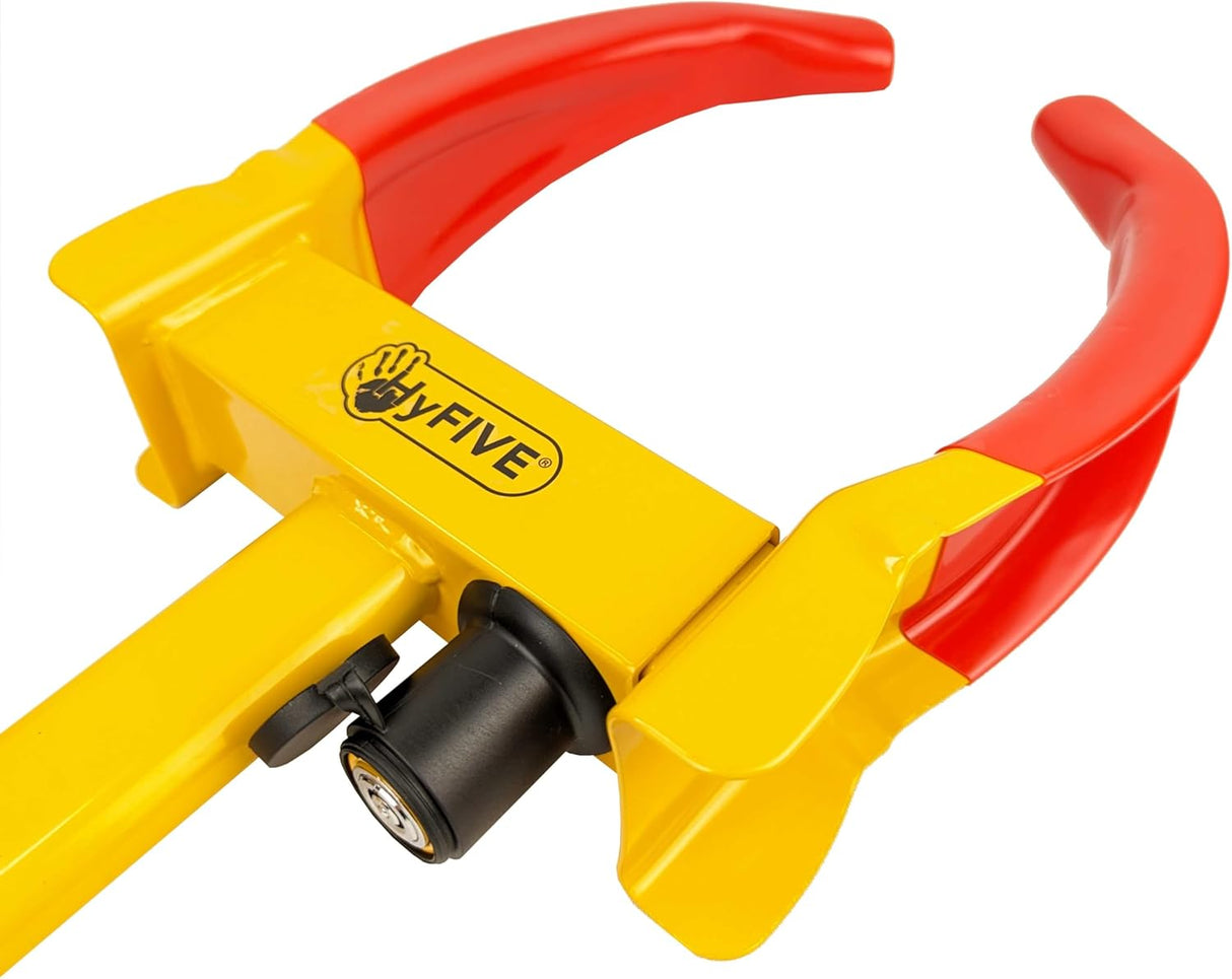 Hyfive Universal Car Wheel Clamp with 2 Keys | 7-11 Inch Width