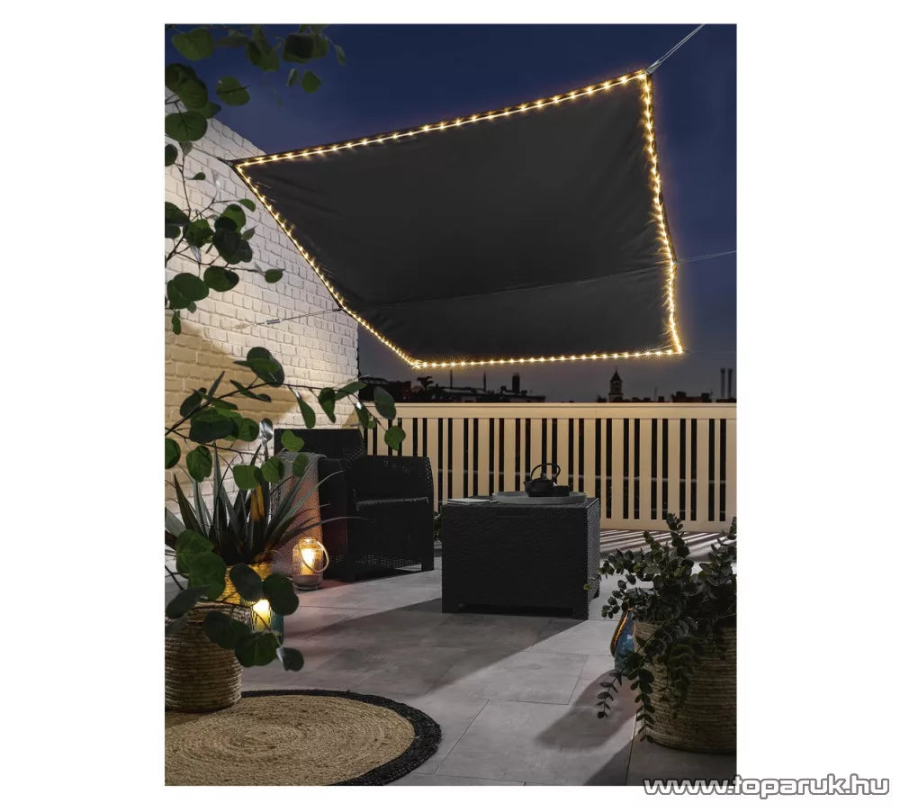 Livarno Home LED Sun Sail with Lights 300x200cm
