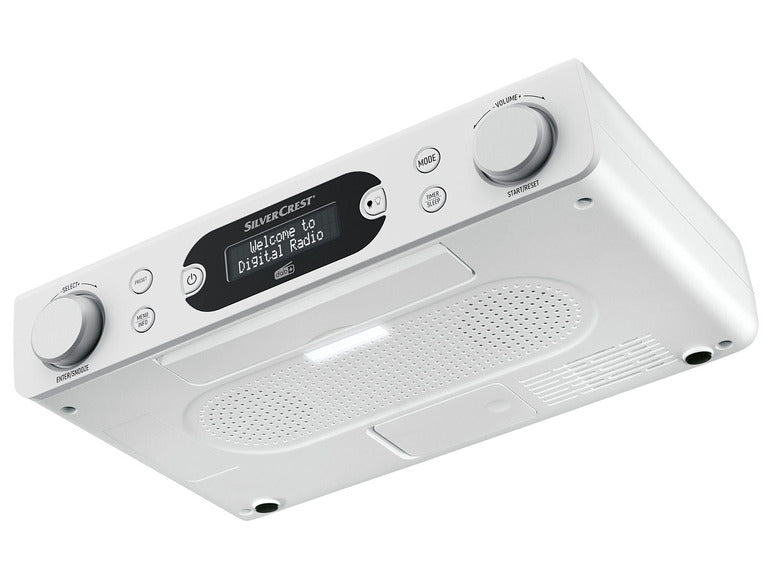 SILVERCREST SKR 3W D4 Under-Cabinet Kitchen Radio DAB+ - White