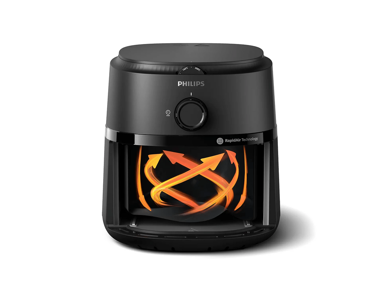 Philips NA120/00 Oil-Free Air Fryer 4.2L 1500W Black