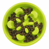 Grandez Slow Feeder Dog Bowl Fan Shape For Healthy Eating