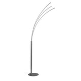 Livarno Home LED Floor Lamp, 19W Integrated, Gray