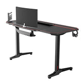 Sogesfurniture Gaming Desk Ergonomic Pc Gaming Desk With Large Mouse Pad