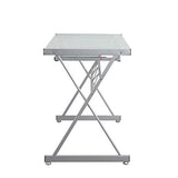 Dlandhome Computer Desk With Keyboard Tray - Perfect For Small Spaces