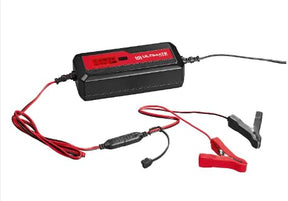 Ultimate Speed ULGD 10 A2 Car Motorcycle Battery Charger in red and black design