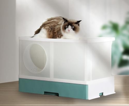 Petraum Xxl Cat Litter Tray For Large Cats - Spacious & Odour-Free