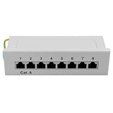 Kwmobile 8 Port Patch Panel - Ethernet Compatibility & Stable Internet