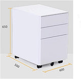 Wopoos Office Cabinet - Lockable Metal File Cabinet For Files & Folders