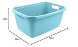 Keeeper Laundry Basket, Sturdy Plastic, 32 L, Aenna, Comfortable To Carry