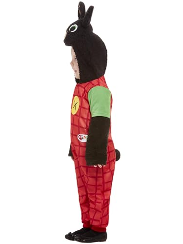 Smiffys Bing Deluxe Costume For Kids - Fun Red Character Outfit