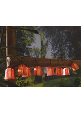 Livarno Home Outdoor Solar String Lights Pink 3 cm Garland