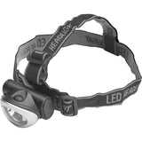 OBI LED Headlamp LX328 - Silver-Black ABS Plastic