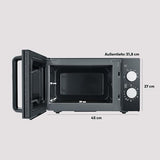 Severin Microwave With Glass Base, Flatbed - Ideal For Large Dishes