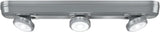 LIVARNO LUX Suspended Under-Cabinet Lamp Silver 3 LED Halogens
