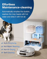 Ecovacs Deebot T20 Omni Robot Vacuum & Mop - Hot Water Cleaning