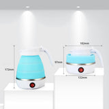 Taitus Mini Foldable Electric Kettle Portable For Home Travel & Camping - Quick Boiling