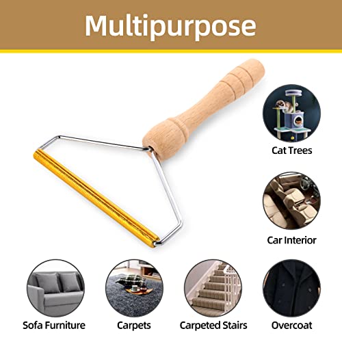 Dnazyrety Lint Remover Roller For Clothes & Carpets - Rust Resistant & Durable