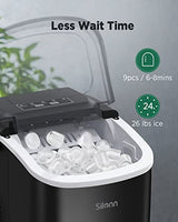 Silonn Countertop Ice Maker - Quick Ice Production & Portable Design