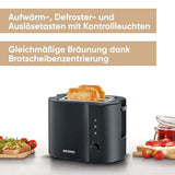 Severin Automatic Toaster With Bun Attachment - Perfectly Toasts Bread