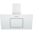 Respekta 90 cm Headless Hood with white glass screen and metal housing