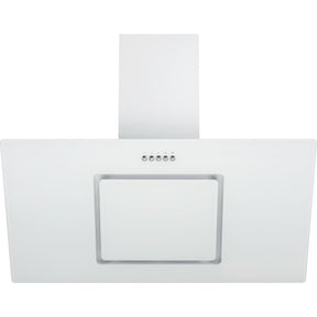 Respekta 90 cm Headless Hood with white glass screen and metal housing