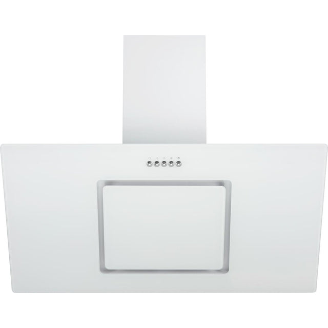 Respekta 90 cm Headless Hood with white glass screen and metal housing