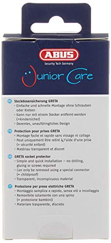 Abus Greta Socket Fuse Plug-In Child Lock - Easy To Install - Protects Children