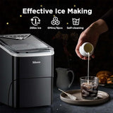 Silonn Countertop Ice Maker - Portable Ice Maker With Self-Cleaning Feature
